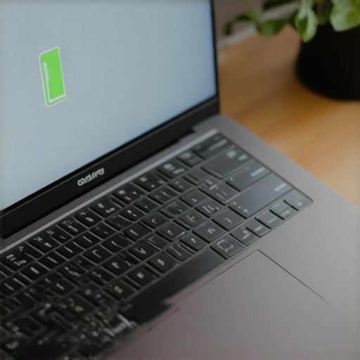 Modern ultrabook showcasing security features and extended battery