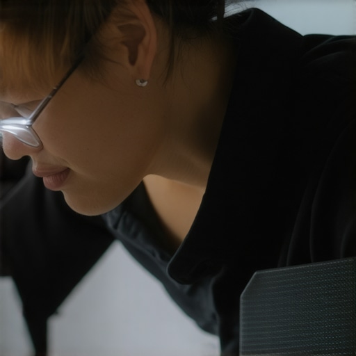 Person performing BIOS firmware update on ultrabook with support portal on screen.