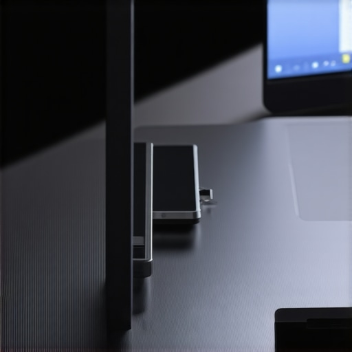 Ultrabook displaying biometric scanner and security ports