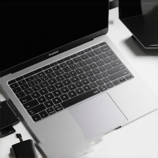 A modern ultrabook showing biometric security elements, hardware encryption modules, and physical privacy accessories.